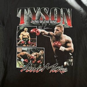 Black Tyson Graphic T-Shirt